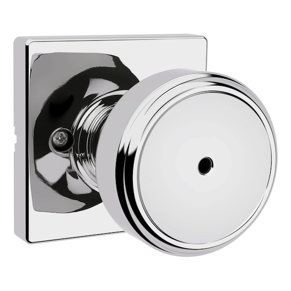 Kwikset Residential Door Knobs Privacy Reversible Bright Chrome 300MNKSQT-26 - main