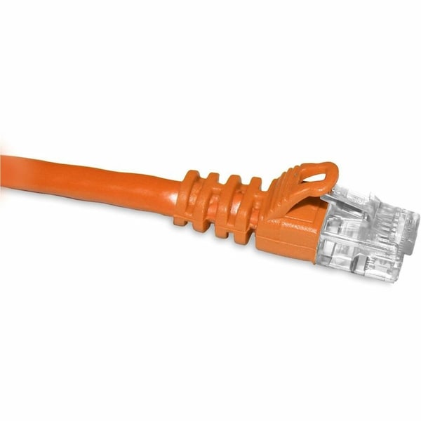 Enet Enet Cat5E Orange 6 Inch Patch Cable w/ Snagless Molded Boot (Utp) C5E-OR-6IN-ENC - main