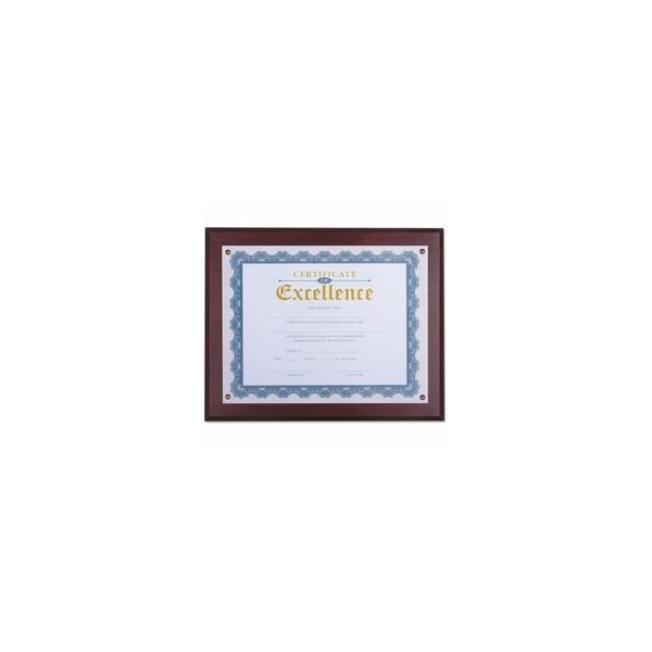 Universal Award Plaque, 13 1/3" x 11", Mahogany UNV76825 - main
