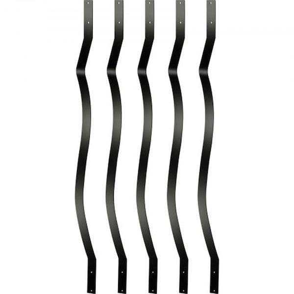 Vevor HJLGY29.5-1606WBRV0 29.5 x 1 in. Metal Deck Spindle Staircase Baluster with Screws, 61PK HJLGY29.5*1606WBRV0 - main
