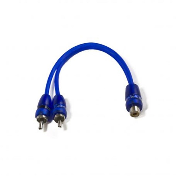 Stinger 2 Male to 1 Female Blue Competition Series Y Connect Cable SSRCB2M - main