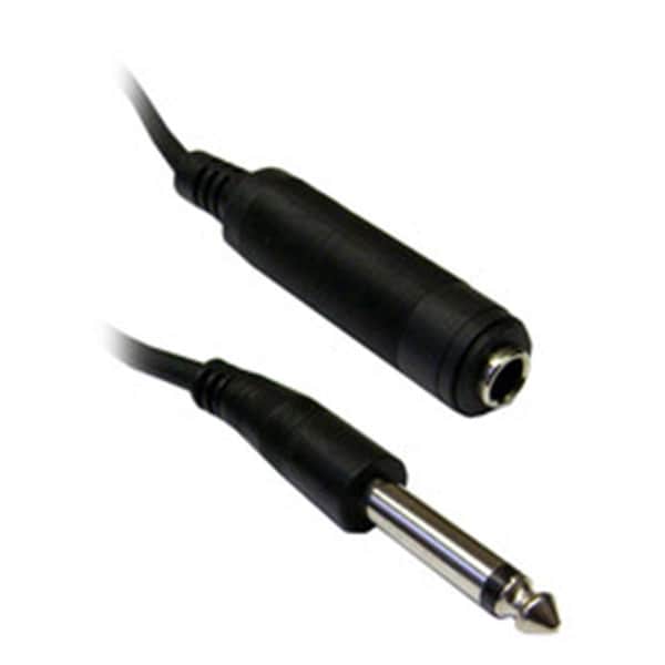 Cable Wholesale 1/4 inch Mono Extension Cable- 1/4 Male to 1/4 Female- 10 foot 10A1-61210 - main