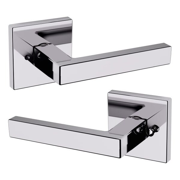 Baldwin Baldwin Preconfigured L023 Lever with R017 Rose Privacy Lock with 2-3/8in Backset and Full Lip L023260PRIV - main