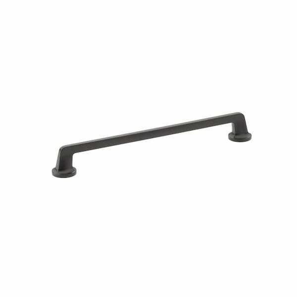 Schaub 10in Center to Center Northport Flat Cabinet Pull Matte Black Finish 203-MB - main