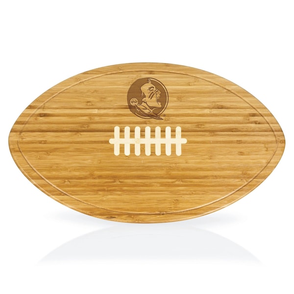 Picnic Time Family Of Brands NCAA Florida State Seminoles Kickoff Football Cheese Board - Novelty Charcuterie Board 908-00-505-173-0 - main