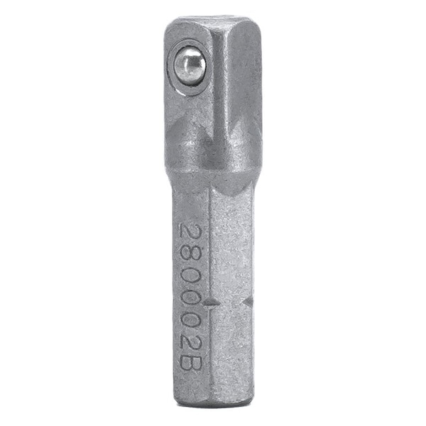 Genius Tools 1/4in Hex Shank, 1/4in Square Dr. Socket Holder Adapter 280002B - main