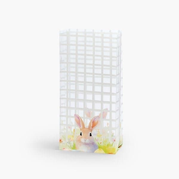 Nashville Wraps Bunny Plaid Cello Bags, 5x3x11.75 in, 100PK C4BBNP - main