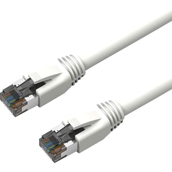 Axiom 15Ft Cat8 Shielded Cable (White) C8SBSFTP-W15-AX - main