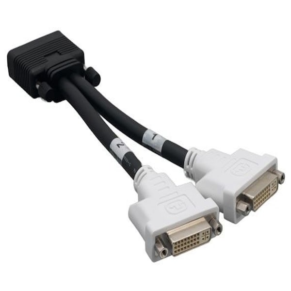 Sanoxy 8in DMS-59 to DVI-I Dual Link Splitter Cable SNX-CBL-LDR-DV111-1208 - main