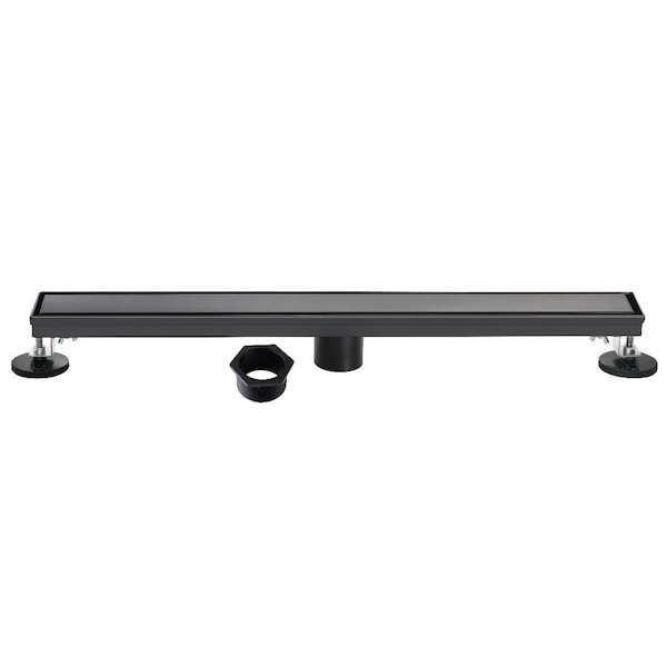 Kingston Brass 32-Inch Stainless Steel Linear Shower Drain with Reversible Tile Insert and Flat Grate BSF3220 - main