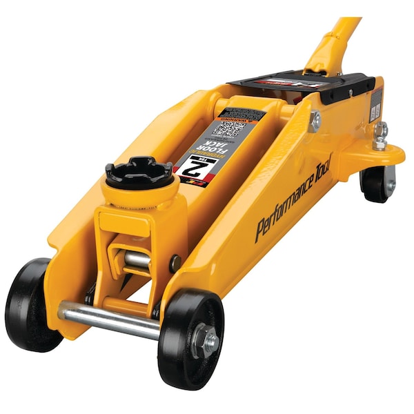 Performance Tool 2 Ton Floor Jack, 4000 lb Capacity, 15 in. Height, Swivel Casters W1614 - main