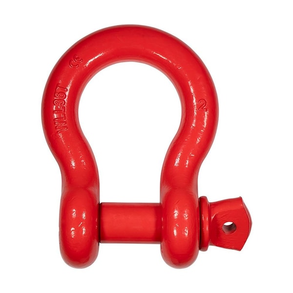 Mytee Products 2in Anchor Shackle Forged Carbon Steel & Alloy Screw Pin - 35T WLL SHACKLE-ANCHOR-SP-2 - main
