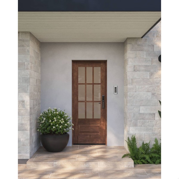Doornmore G7509, 33.75" x 82" ( 32" Door) Left Hand, Mahogany SDL 9 Lite, 3/4 Lite Exterior Door G7509-SW-3280_1_LI - main