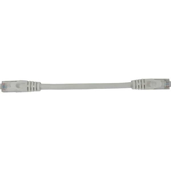 Eaton Tripp Lite Series Cat6a 10G Snagless Molded UTP Ethernet Cable RJ45 M/M, PoE, White, 6 in. 15 N261-06N-WH - main