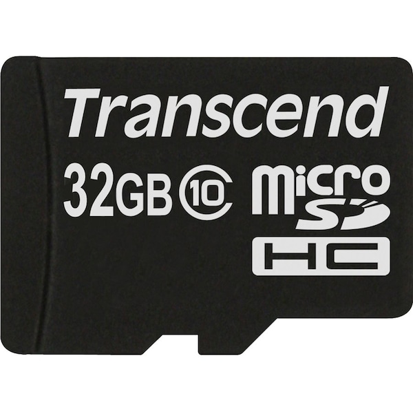 Transcend Information Transcend 32 GB Class 10 microSDHC - 20 MB/s Read - 17 MB/s Write TS32GUSDC10 - main