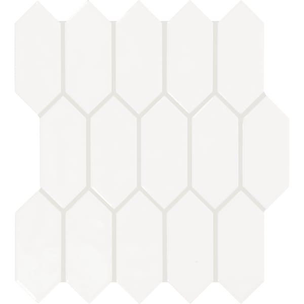 Daltile Mythology 2'' x 5'' Ceramic Picket Mosaic Tile, 12PK MY9025PICKMS1P2 - main