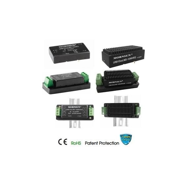 Mornsun 10W isolated DC/DC converter with Ultra-wide Input and Regulated Single Output URB1D03LMD-10WR3 - main