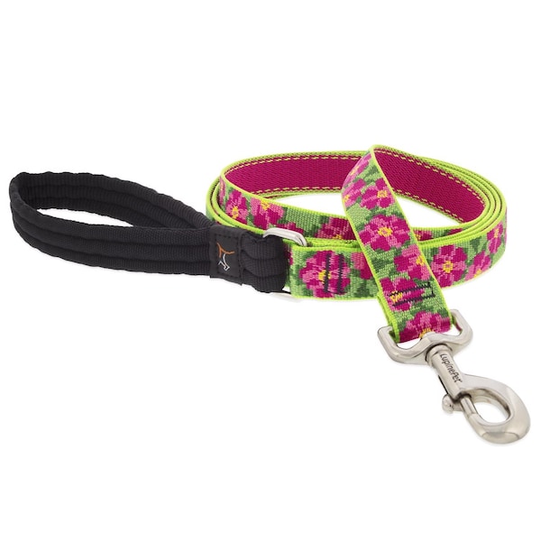 Lupinepet Original Multicolored Petunias Nylon Dog Leash 22259 - main