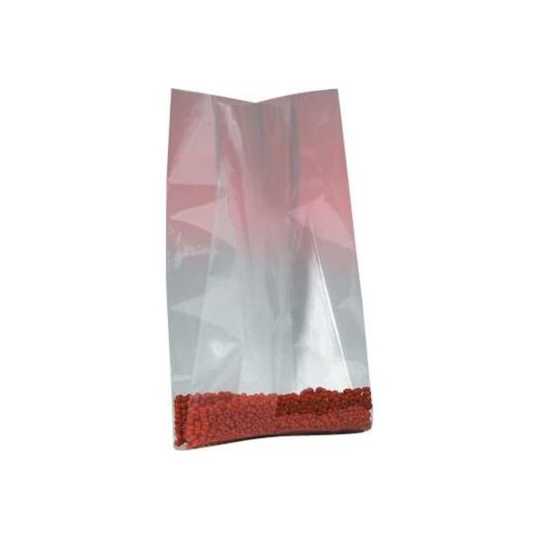 Partners Brand Gusseted Poly Bags, 12" x 8" x 24", 4 mil, Clear, 250 PK PB1820 - main