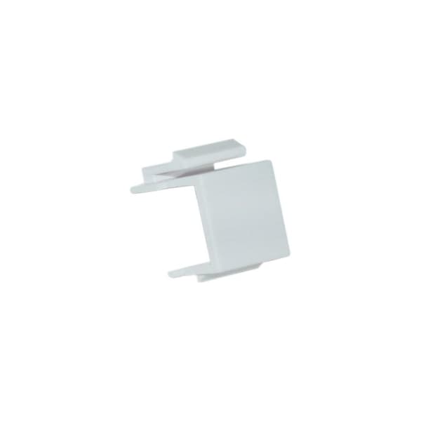 Cable Wholesale Blank Keystone Insert, White 321-120WH - main