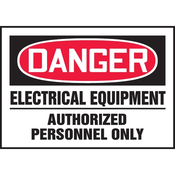 Accuform Danger Safety Label LELC001XVE - main