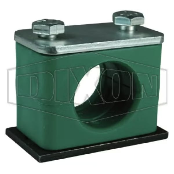 Dixon Heavy Duty Pipe Clamp, 3/8 in, Polypropylene/Steel HHD06P - main