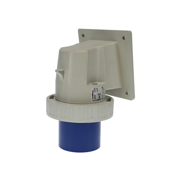 Walther-Werke Pin and Sleeve Inlet, 30A, 3ø 250 or 230, 3 Phase, 3 Pole, NEMA Not Rated 639409 - main