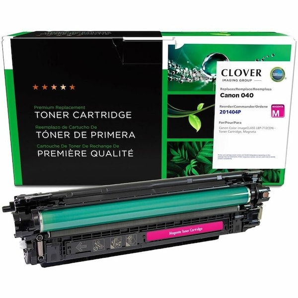 Cig Clover Imaging Remanufactured Magenta Toner Cartridge for Canon 0456C001 (040) 201404P - main