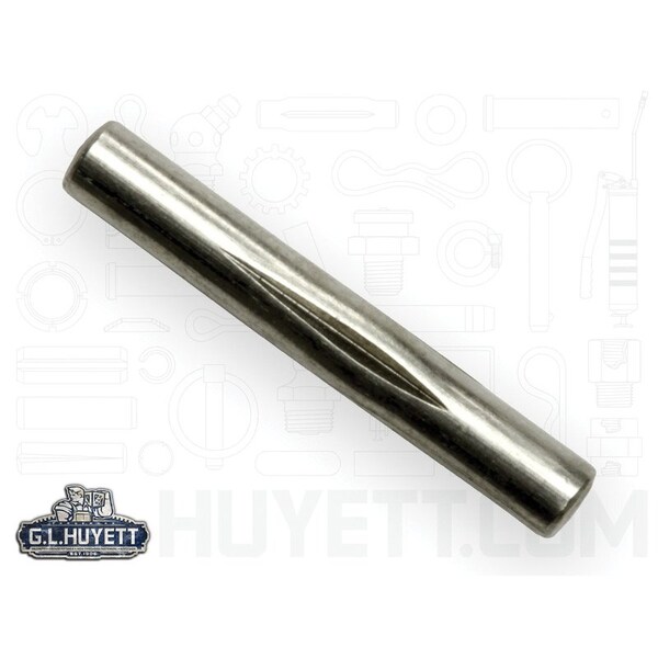 Huyett Type U Grooved Pin, 300 Stainless Steel, 0.094 in Dia x 0.092 in Small End Dia x 0.625 in Length GPS-0093-0625-U - main