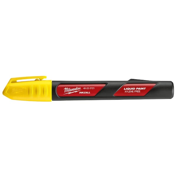 Milwaukee Tool INKZALL Yellow Paint Marker 48-22-3722 - main