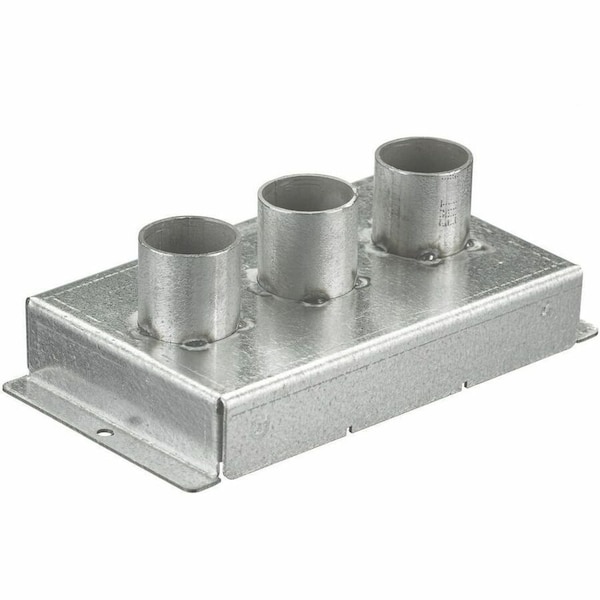 Hubbell Wiring Device-Kellems Recessed 8" Series, Replacement Fitting Box, (3) 1" EMT S1R8JNC4 - main