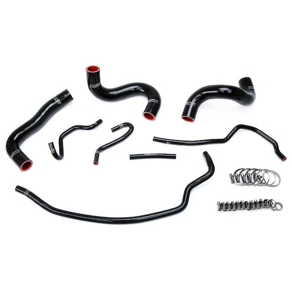 Hps Performance High Temp Reinforced Silicone Radiator Coolant Hose Kit, Black, 57-1723-BLK - main