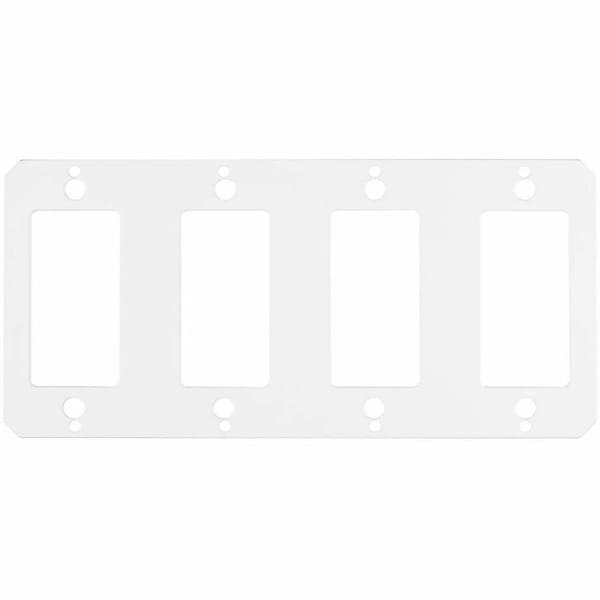 Hubbell Wiring Device-Kellems Center Sub Plate, 4 Gangs, Rectangular, Steel S1R10CSPP - main