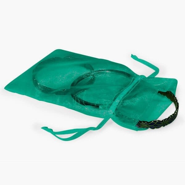 Nashville Wraps Teal Green Organza Favor Bags, 4x6, 10PK B00121 - main