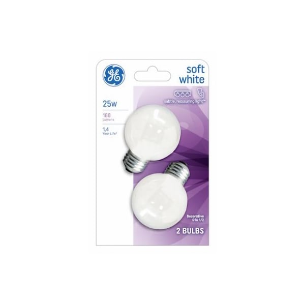 Current Ge 2Pk 25W Globe Lamp 31107 - main
