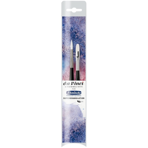 Da Vinci CASANEO White for Schmincke Horadam, Synthetic, Watercolor Brushes, Series 5391, 2-Piece Set VA-5391_0 - main