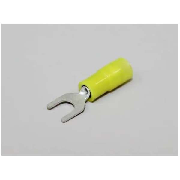Nichifu Insulated Spade Terminals w/Extra Copper Sleeve 24-20 #6 .228W TMDN 0.3Y-3.5N-YCL - main