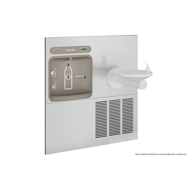 Elkay ezH2O Retrofit Bottle Filling Station for SwirlFlo Fountain Filtered Refrigerated Stainless LZWS-ERPB8-RF - main
