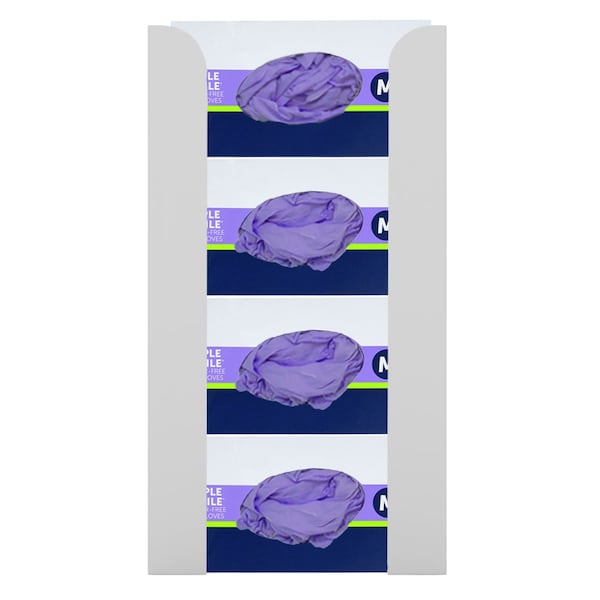 Origin Dispensing Solutions Glove Dispenser-Quad-Stackable-Steel-White GL44X04WH - main