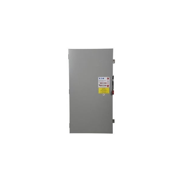 Eaton Safety Switches DH 3P 400A 600V 50/60Hz 3Ph Fusible w/o Neutral 3Wire NEMA 3R DH365FRK - main