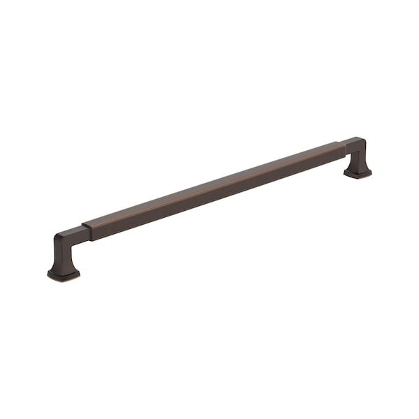 Amerock Stature 12-5/8 inch 320mm Center-to-Center Oil Rubbed Bronze Cabinet Pull BP37401ORB - main