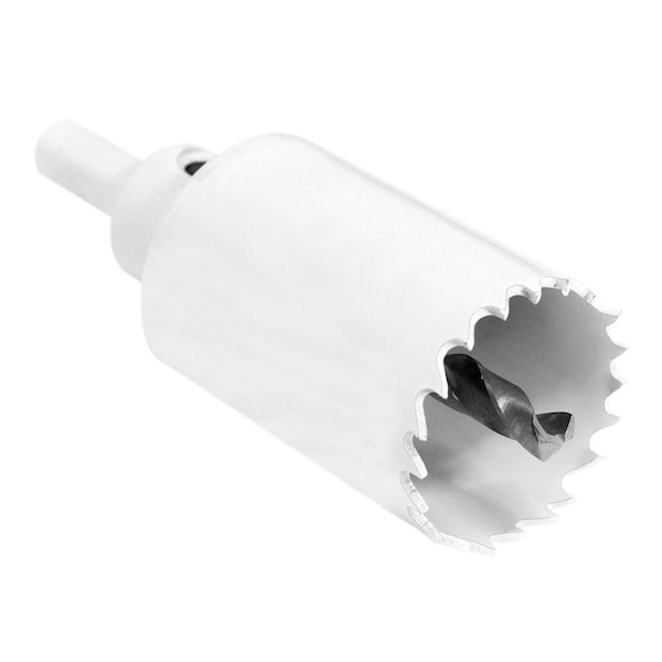 Vulcan Hole Saw with Arbor Hanager, 1-1/16 in Dia, 1-7/8 in D Cutting, 4/6 TPI, HSS Cutting Edge 960241OR - main