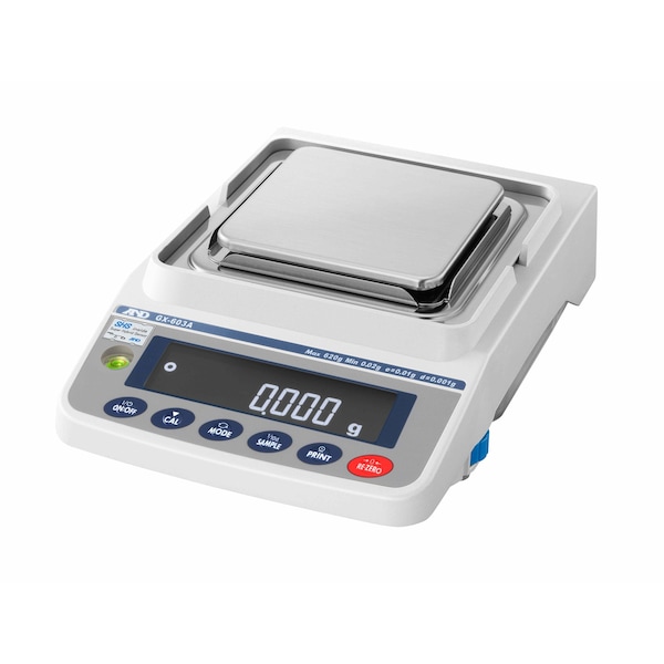 A&D Apollo Precision Balance 620 g x 0.001 g Internal Calibration LEGAL FOR TRADE GX-603AN - main