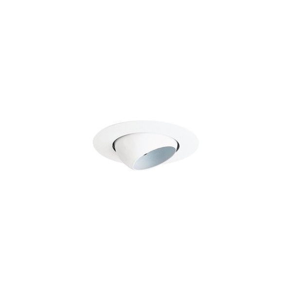 Juno Lighting 4 in Recessed Trim, Open Aperture, White 19-WH - main