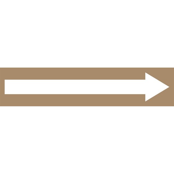 Accuform ASME ANSI PIPE MARKER LONG ARROW RPK751STB - main