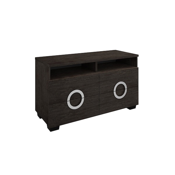 Homeroots 47in Gray Enclosed and Open Storage 329648 - main