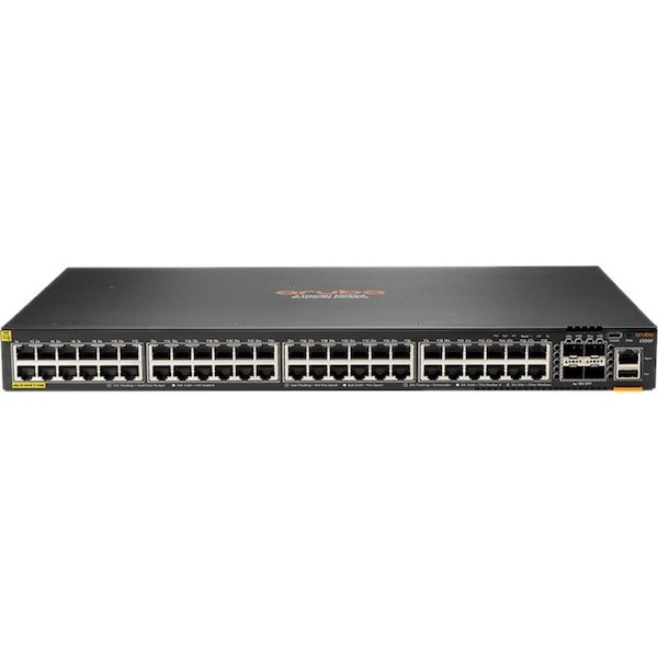 Hpe 6200F 48G Class4 PoE 4SFP+ 370W Switch JL727A#ABA - main