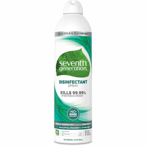 Seventh Generation Eucalyptus, Spearmint and Thyme Disinfectant Spray, 13.9 Ounce, 8PK SEV22981 - main