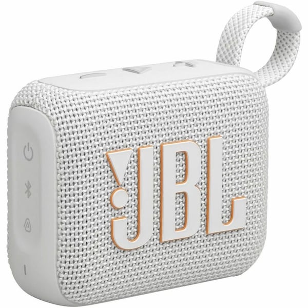 Jbl Portable Speaker with Bluetooth, built-in battery, waterproof and dustproof feature JBLGO4WHTAM - main
