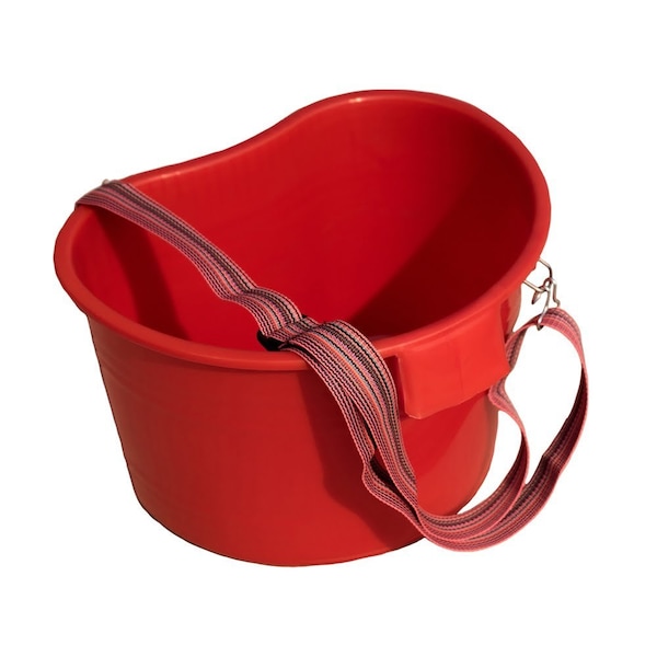 Zenport Picking Pail Bucket with Strap, 22-Quart, Red AG430R - main